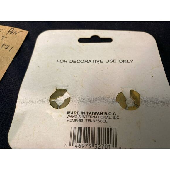 VINTAGE Helen Piper Lot Folk Art Handmade Buttons Pin Necklaces Black Walnut - Picture 8 of 8